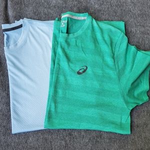 Lot of two ASICS t-shirts